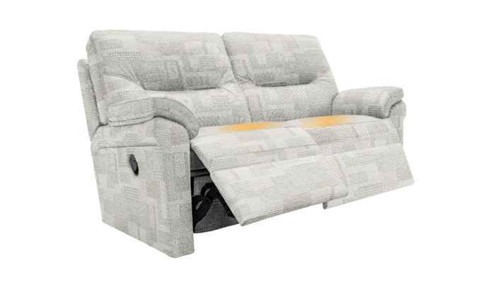 G Plan Seattle Heated 2 Seater Manual Recliner Lydia Blush